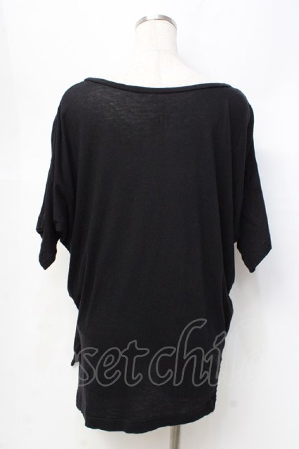 画像3: ヴィヴィアンウエストウッド 中古 / ローズプリント変形Ｔシャツ 2 黒  Y-25-09-17-052-to-SZ-ZY (3)