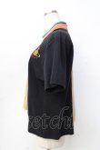 画像2: ヴィヴィアンウエストウッド 中古 / リメイクPOLOトップ オーブスター刺繍 00 黒×ベージュ  Y-25-09-17-054-to-SZ-ZY (2)