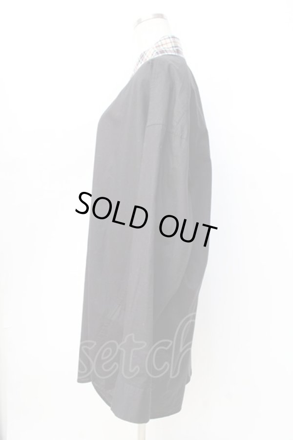 画像2: ヴィヴィアンウエストウッド MAN 中古 / チェック ビッグオジークラークシャツ  ブラック  Y-25-09-17-057-bl-IG-ZY (2)