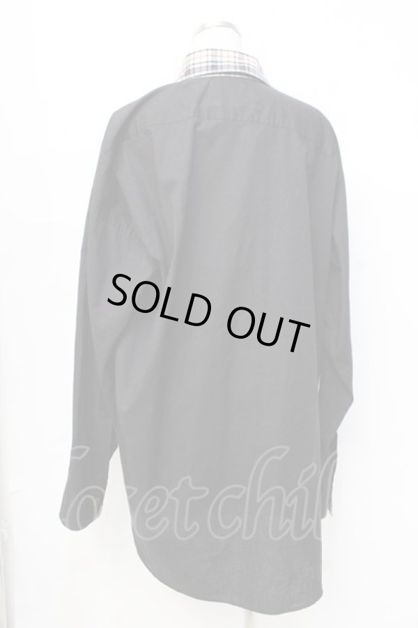 画像3: ヴィヴィアンウエストウッド MAN 中古 / チェック ビッグオジークラークシャツ  ブラック  Y-25-09-17-057-bl-IG-ZY (3)