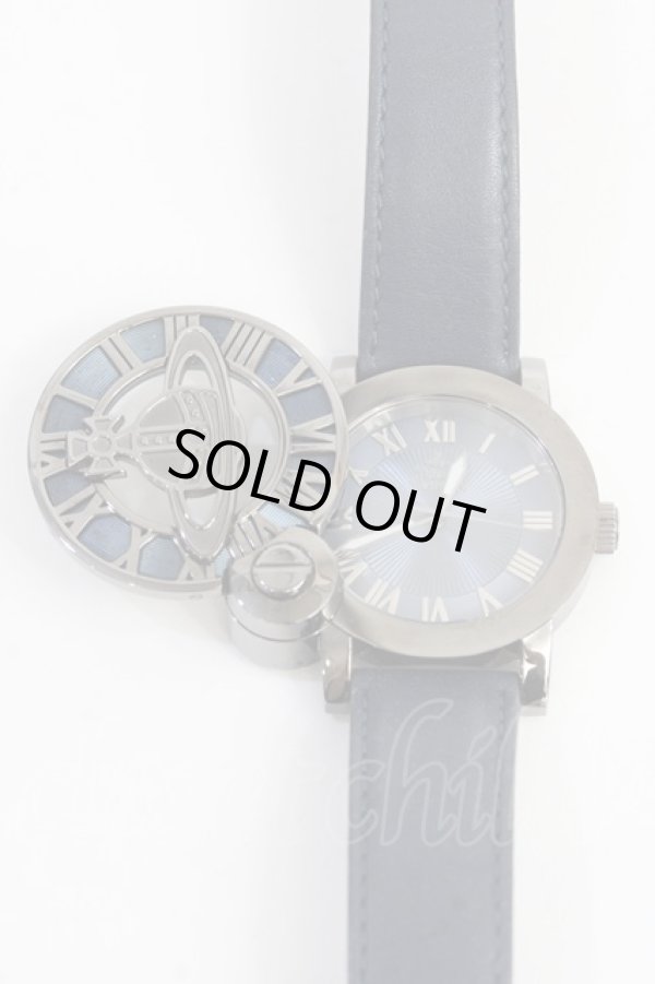 画像3: ヴィヴィアンウエストウッド 中古 / CAGE ウォッチ  ネイビー  Y-25-09-17-001-ac-SZ-ZY (3)