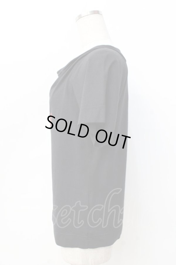 画像2: ヴィヴィアンウエストウッド 中古 / オーブプリントTシャツ 00 黒  Y-25-09-17-059-ts-SZ-ZY (2)