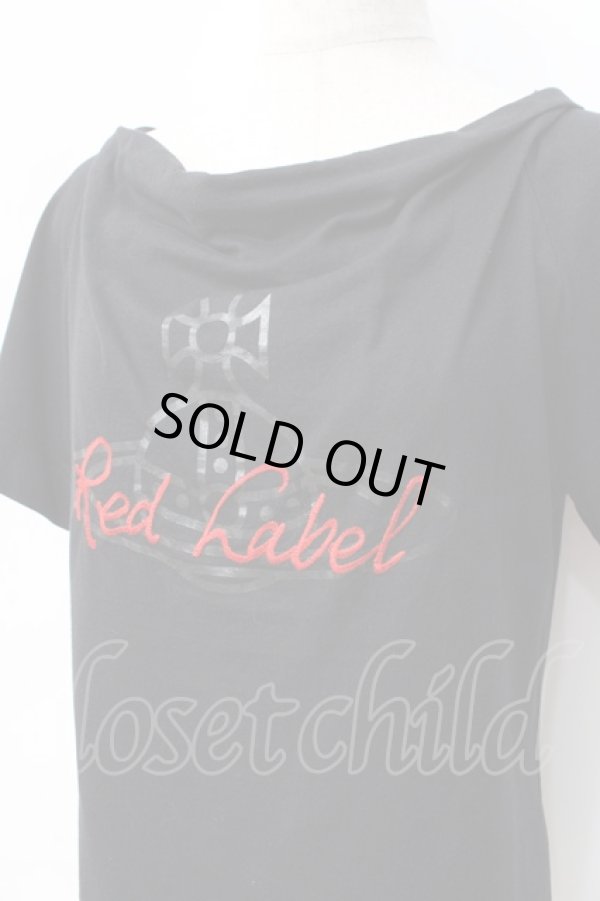 画像4: ヴィヴィアンウエストウッド 中古 / オーブプリントTシャツ 00 黒  Y-25-09-17-059-ts-SZ-ZY (4)