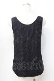 画像3: ヴィヴィアンウエストウッド 中古 / レースレイヤードタンクトップ 40 ネイビー×ブラック  Y-25-09-17-061-to-IG-ZY (3)