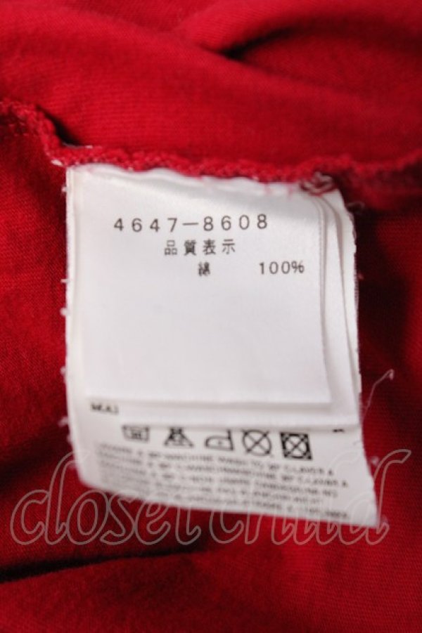 画像6: ヴィヴィアンウエストウッド MAN 中古 / クロックプリントTシャツ S レッド  Y-25-09-17-062-ts-SZ-ZY (6)