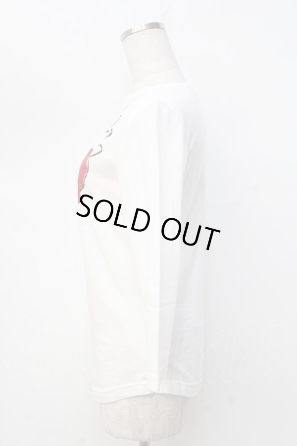 画像2: ヴィヴィアンウエストウッド 中古 / ハートptTシャツ 3 ホワイト  Y-25-09-17-064-ts-SZ-ZY (2)