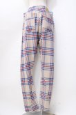 画像3: ヴィヴィアンウエストウッド MAN 中古 / TARTAN NEW ASYMMETRICパンツ M アイボリー  Y-25-09-17-066-pa-YM-ZY (3)