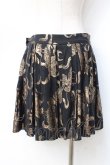 画像3: ANGLOMANIA 中古 / フレアミニスカート 38 ブラック×ゴールド  Y-25-09-17-068-sk-SZ-ZY (3)