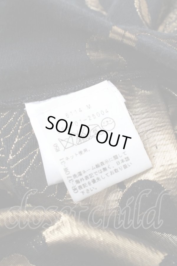 画像6: ANGLOMANIA 中古 / フレアミニスカート 38 ブラック×ゴールド  Y-25-09-17-068-sk-SZ-ZH (6)