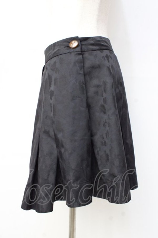 画像2: ヴィヴィアンウエストウッド 中古 / シャドーレオパードスカート 1 ブラック  Y-25-09-17-069-sk-IG-ZY (2)