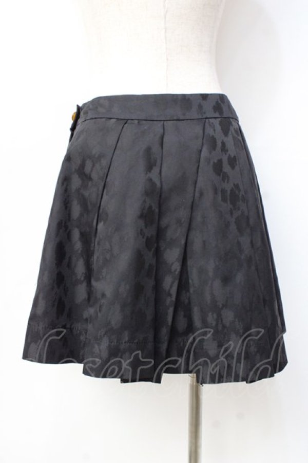 画像3: ヴィヴィアンウエストウッド 中古 / シャドーレオパードスカート 1 ブラック  Y-25-09-17-069-sk-IG-ZY (3)