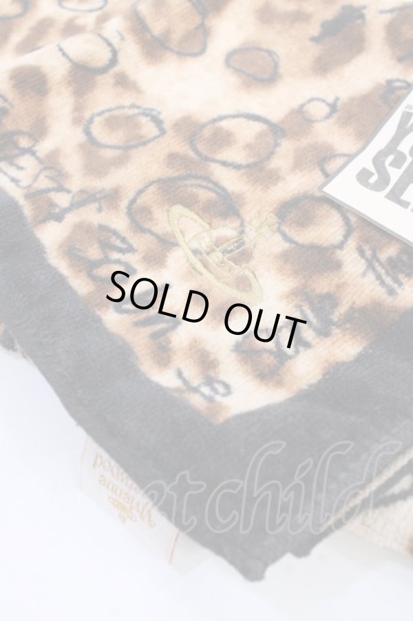 画像2: ヴィヴィアンウエストウッド 中古 / $30billionフェイスタオル  ブラウン  Y-25-09-17-010-gd-SZ-ZY (2)