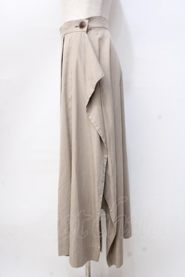 画像2: ヴィヴィアンウエストウッド 中古 / スクエアミディスカート 01 ベージュ  Y-25-09-17-073-sk-IG-ZY (2)