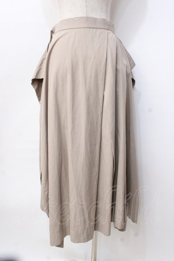 画像3: ヴィヴィアンウエストウッド 中古 / スクエアミディスカート 01 ベージュ  Y-25-09-17-073-sk-IG-ZY (3)