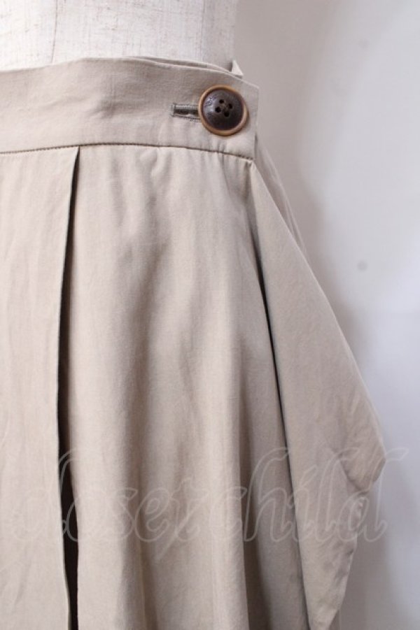 画像4: ヴィヴィアンウエストウッド 中古 / スクエアミディスカート 01 ベージュ  Y-25-09-17-073-sk-IG-ZY (4)