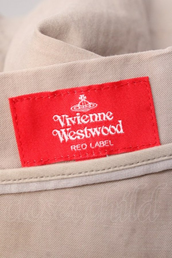 画像5: ヴィヴィアンウエストウッド 中古 / スクエアミディスカート 01 ベージュ  Y-25-09-17-073-sk-IG-ZY (5)