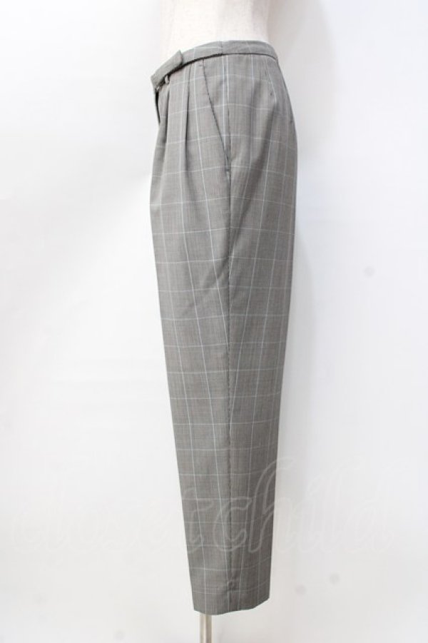 画像2: ヴィヴィアンウエストウッド 中古 / グレンチェックパンツ 38 グレー  Y-25-09-17-074-pa-IG-ZY (2)