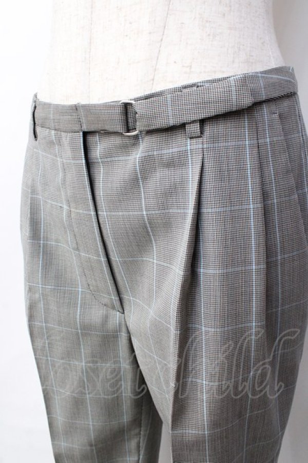 画像4: ヴィヴィアンウエストウッド 中古 / グレンチェックパンツ 38 グレー  Y-25-09-17-074-pa-IG-ZY (4)