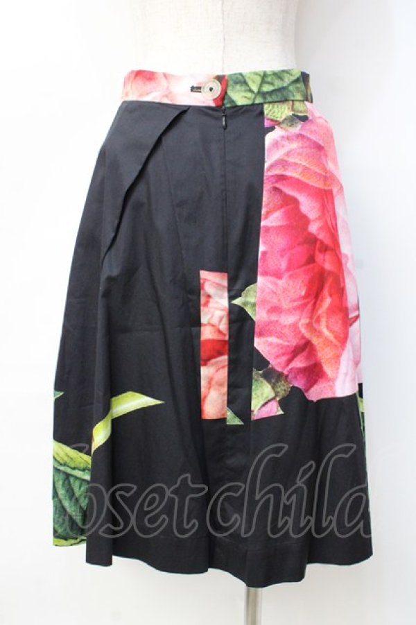 画像3: ANGLOMANIA 中古 / Liberty Skirt スカート 40 ブラックローズ  Y-25-09-17-076-sk-IG-ZY (3)
