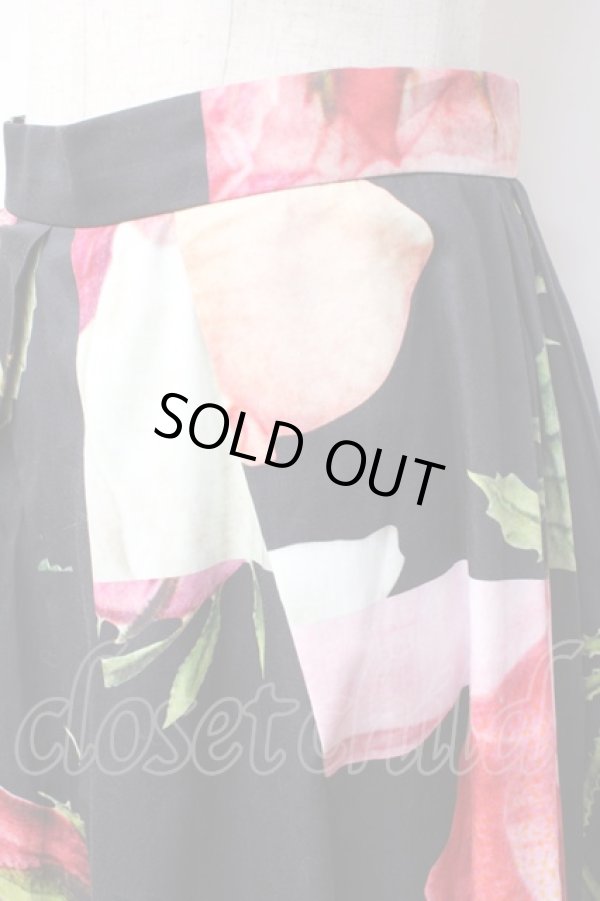 画像4: ANGLOMANIA 中古 / Liberty Skirt スカート 40 ブラックローズ  Y-25-09-17-076-sk-IG-ZY (4)