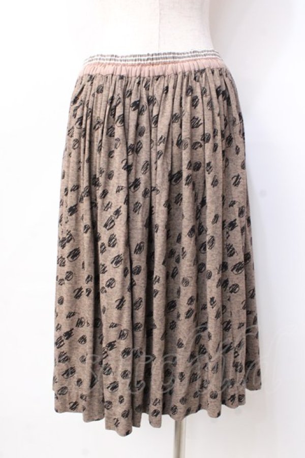 画像3: ヴィヴィアンウエストウッド 中古 / ハンドドロードットカットスカート S ブラウン  Y-25-09-17-077-sk-IG-ZY (3)