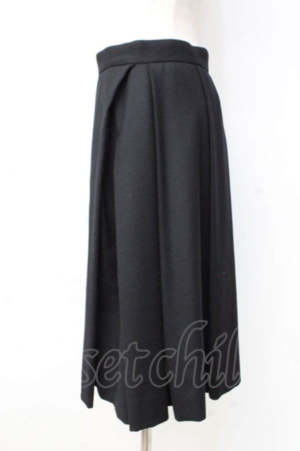 画像2: ヴィヴィアンウエストウッド 中古 / ウールミディスカート 3 ブラック  Y-25-09-17-078-sk-YM-ZY (2)