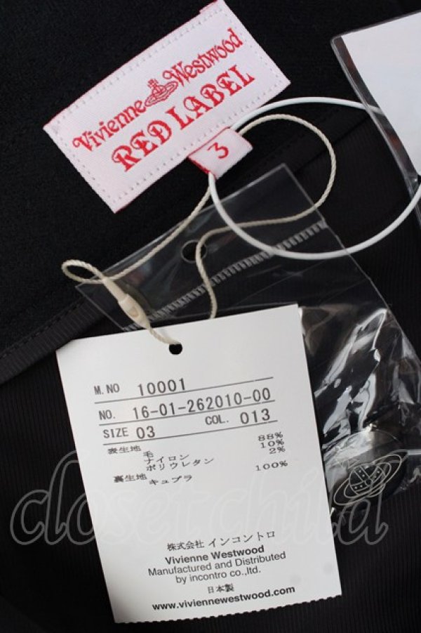 画像5: ヴィヴィアンウエストウッド 中古 / ウールミディスカート 3 ブラック  Y-25-09-17-078-sk-YM-ZY (5)