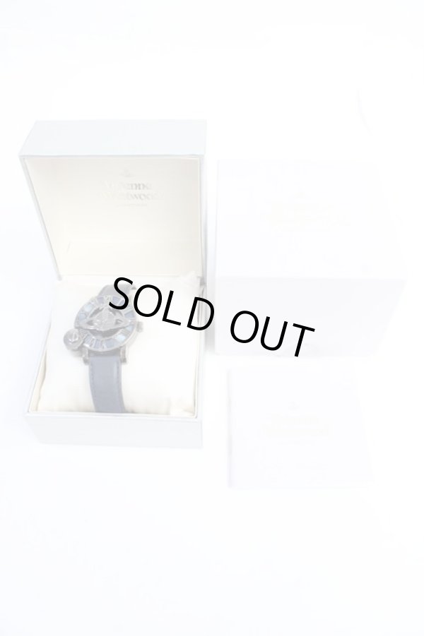 画像6: ヴィヴィアンウエストウッド 中古 / CAGE ウォッチ  ネイビー  Y-25-09-17-001-ac-SZ-ZY (6)