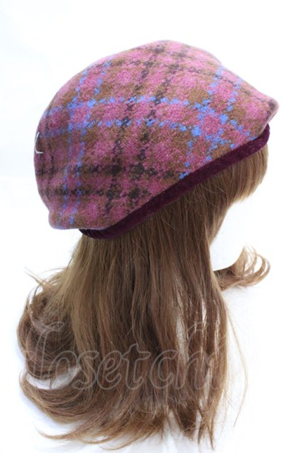 画像5: ヴィヴィアンウエストウッド 中古 / クロックプリントバスクニットベレー帽  マルチ  Y-25-09-17-023-gd-YM-ZY (5)