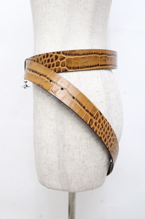 画像2: ヴィヴィアンウエストウッド 中古 / BELTS ALEX CHARM ベルト  ブラウン  Y-25-09-17-002-gd-SZ-ZY (2)