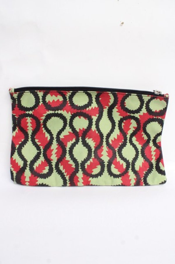 画像2: ANGLOMANIA 中古 / スクイグルクラッチバッグ  グリーン  Y-25-09-17-027-ba-SZ-ZY (2)