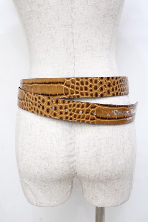 画像3: ヴィヴィアンウエストウッド 中古 / BELTS ALEX CHARM ベルト  ブラウン  Y-25-09-17-002-gd-SZ-ZY (3)