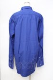 画像3: ヴィヴィアンウエストウッド 中古 / カラーオーブ刺繍シャツ 52 ブルー  Y-25-09-17-029-bl-YM-ZY (3)