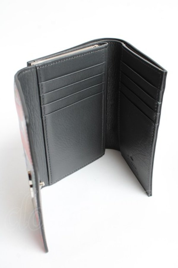 画像4: ヴィヴィアンウエストウッド 中古 /IZZARD PRINT 二ツ折リ財布  グレー  Y-25-10-12-030-gd-SZ-ZY (4)