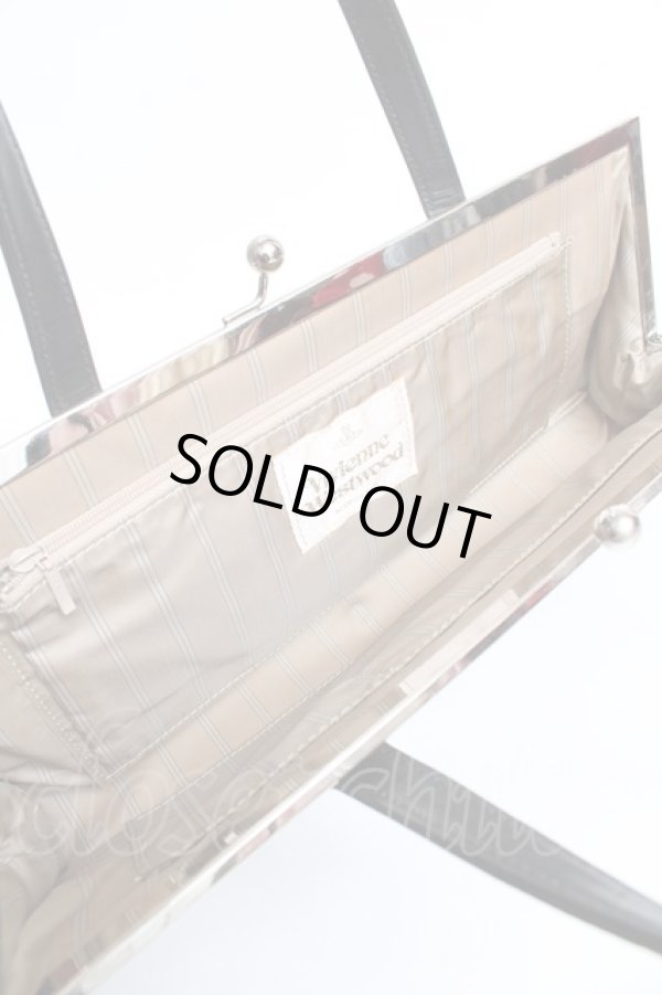 画像5: ヴィヴィアンウエストウッド 中古 / classical bag(large)  黒  Y-25-10-12-038-ba-SZ-ZY (5)
