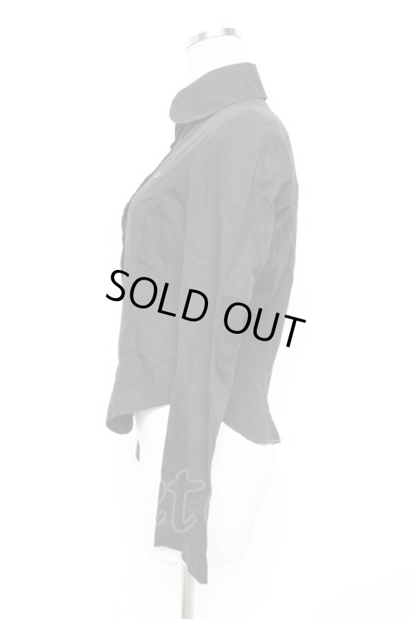 画像2: ヴィヴィアンウエストウッド 中古 / カラーオーブ刺繍ブラウス 40 黒  Y-25-10-12-039-to-SZ-ZY (2)