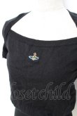画像4: ヴィヴィアンウエストウッド 中古 / カラーオーブ刺繍半袖ニット S 黒  Y-25-10-12-041-to-SZ-ZY (4)