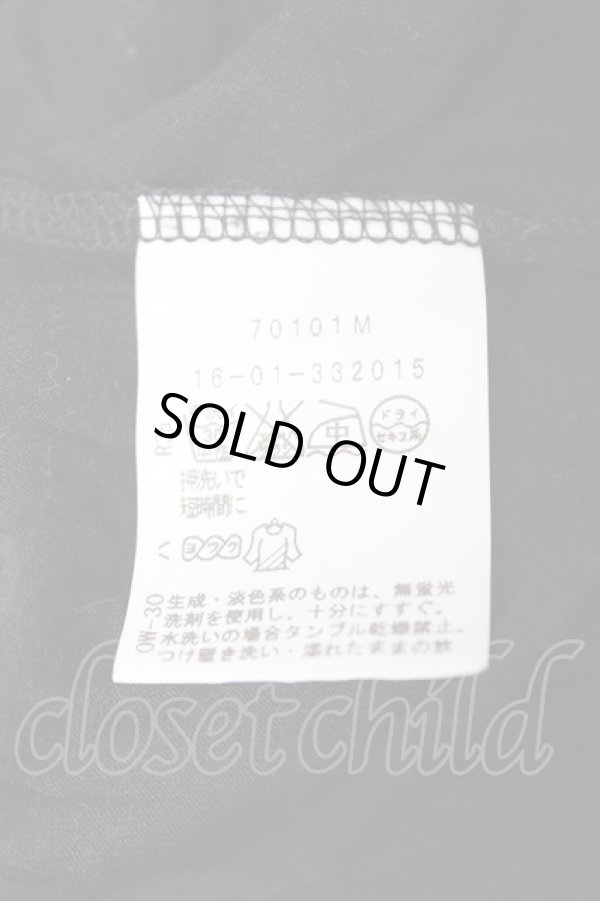 画像6: ヴィヴィアンウエストウッド 中古 / 単色オーブ刺繍ハイネック長袖カットソール 1 ブラック  Y-25-10-12-042-to-SZ-ZY (6)