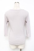 画像3: ヴィヴィアンウエストウッド 中古 / プリント七分丈カットソー ２ グレー  Y-25-10-12-043-to-SZ-ZY (3)