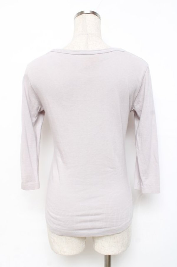 画像3: ヴィヴィアンウエストウッド 中古 / プリント七分丈カットソー ２ グレー  Y-25-10-12-043-to-SZ-ZY (3)