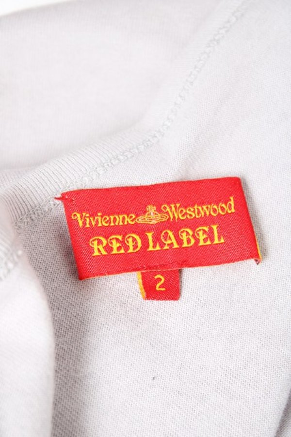 画像5: ヴィヴィアンウエストウッド 中古 / プリント七分丈カットソー ２ グレー  Y-25-10-12-043-to-SZ-ZY (5)