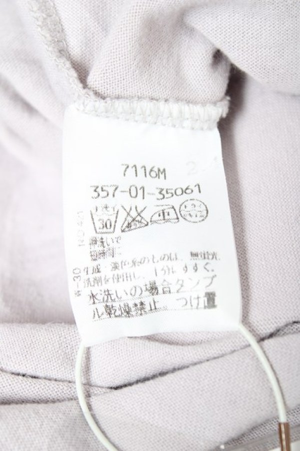 画像6: ヴィヴィアンウエストウッド 中古 / プリント七分丈カットソー ２ グレー  Y-25-10-12-043-to-SZ-ZY (6)