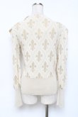画像3: ヴィヴィアンウエストウッド 中古 / ユリ紋章カーデ 2 アイボリー×ゴールド  Y-25-10-12-049-to-SZ-ZY (3)