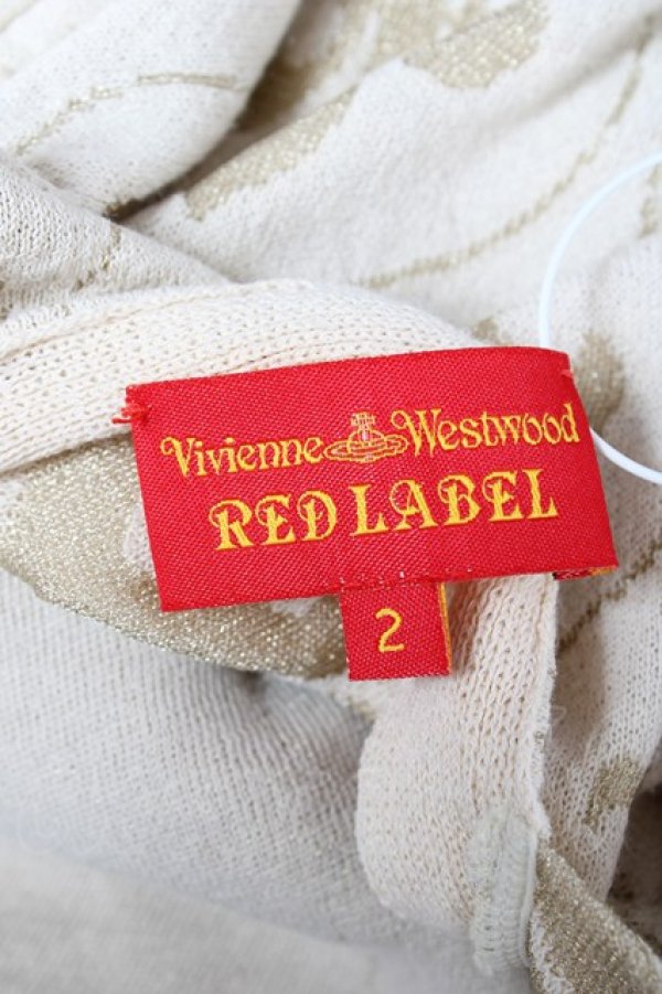 画像6: ヴィヴィアンウエストウッド 中古 / ユリ紋章カーデ 2 アイボリー×ゴールド  Y-25-10-12-049-to-SZ-ZY (6)