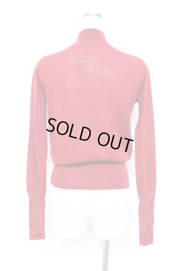 画像2: ヴィヴィアンウエストウッド 中古 / タイ付セーター 2 レッド  Y-25-10-12-050-to-SZ-ZY (2)