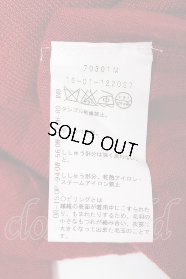 画像7: ヴィヴィアンウエストウッド 中古 / タイ付セーター 2 レッド  Y-25-10-12-050-to-SZ-ZY (7)