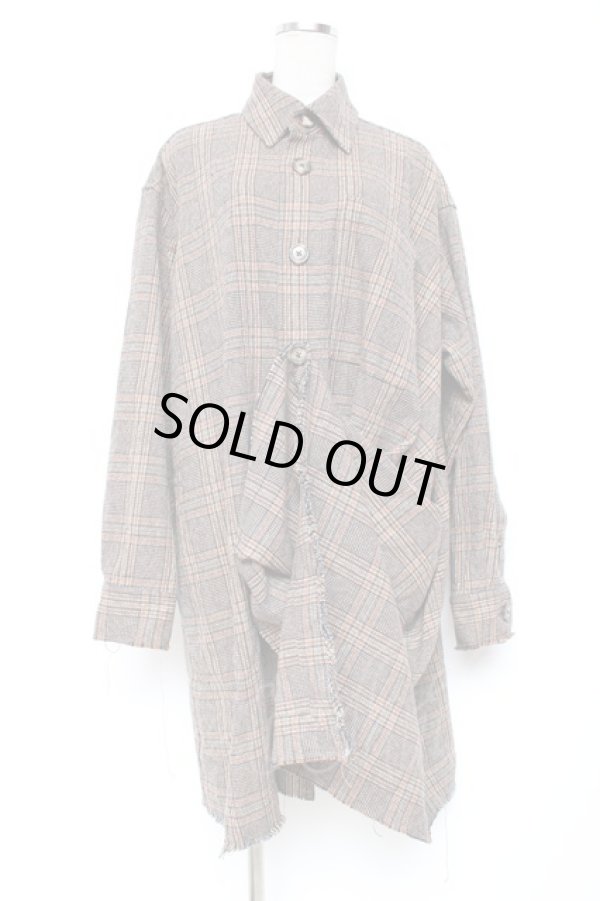 画像3: ヴィヴィアンウエストウッド MAN 中古 / 変形アウターシャツ 46 ブラウン  Y-25-10-12-054-jc-SZ-ZY (3)