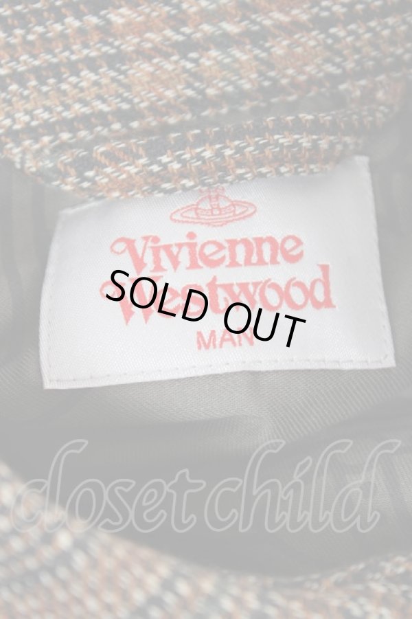 画像5: ヴィヴィアンウエストウッド MAN 中古 / 変形アウターシャツ 46 ブラウン  Y-25-10-12-054-jc-SZ-ZY (5)