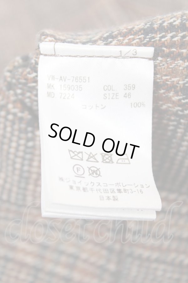 画像6: ヴィヴィアンウエストウッド MAN 中古 / 変形アウターシャツ 46 ブラウン  Y-25-10-12-054-jc-SZ-ZY (6)
