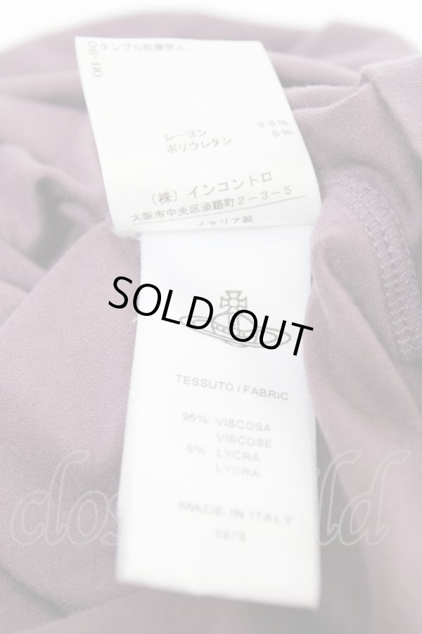 画像7: ANGLOMANIA 中古 / 変形カットソー S パープル  Y-25-10-12-056-ts-SZ-ZY (7)